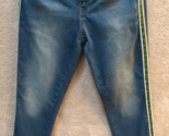 ZARA basic denim Women jeans 8 fit 4 6 dark distressed mid rise ankle sk... - £16.34 GBP