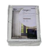 Origin 21 50x84in Nova Rod Pocket Back Tab Panel Light Filtering Gray 37... - $569.21 MXN