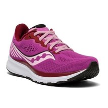 New SAUCONY Ride 14 Running Shoe Razzle/Fairytale S10650-30 Size 8.5M Pink - £63.15 GBP