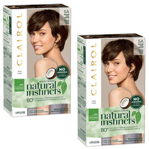 2-Natural Instincts Clairol Non-Permanent Hair Color-5A Medium Cool Brown- 1 Kit - £23.26 GBP
