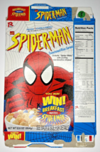1997 Empty Marvel Spider-Man 12.5OZ Cereal Box SKU U200/360 - £14.83 GBP