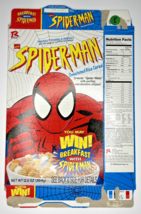 1997 Empty Marvel Spider-Man 12.5OZ Cereal Box SKU U200/360 - £15.12 GBP