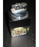 Vintage NOVELTY PEARL Oyster Seashell Sand Table Top LUCITE petrol Lighter - $856.77 MXN