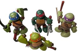 4 - TMNT Teenage Mutant Ninja Turtles Action Figure 5” Size Lot - £11.35 GBP