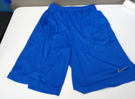 Nike Dri fit mens Blue Basketball Shorts with pockets Size Small 2059 - £14.06 GBP