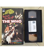 THE WHO The Kids Are Alright VHS Tape Docu-History (1979, Thorn EMI) NTSC - £11.67 GBP