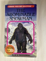 The Abominable Snowman - Choose Your Own Adventure #1 - R A Montgomery - £2.38 GBP