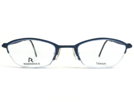 Rodenstock Eyeglasses Frames R4328 D Matte Blue Oval Round Half Rim 47-2... - £36.34 GBP