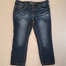 Rue 21 Juniors Girls Cropped Jeans Size 7/8 - £6.67 GBP