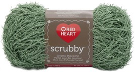 Red Heart Scrubby Yarn-Green Tea - £13.94 GBP