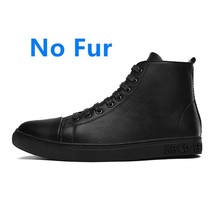 Plus Size 48 Men Boots High Quality Genuine Leather Sneakers Men Ankle Boots Vin - £75.18 GBP