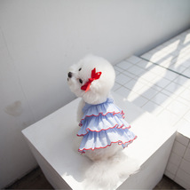 Summer Pet Thin Princess Dress, Small Puppy Cat Dress, Dog Summer Clothes - £16.50 GBP