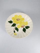 Vtg Blue Ridge Southern Industries Potteries 8 Inch Bowl Yellow flowers chip - £7.02 GBP