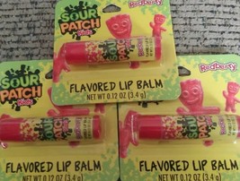 Lot of 3 Sour Patch Kids Redberry Lip Balm - £9.56 GBP