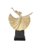 Gold Leaf Ballet Dancer Sculpture - $138.48