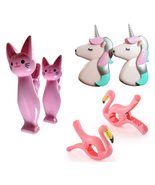 C&amp;H Solutions 3 Set (6 Ct) Pink Cat, Pink Unicorn, Flamingo Beach Towel ... - $328.61 MXN