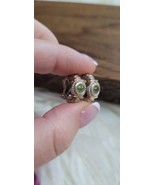 Designer Marked Sterling Silver 925,  14k Accesed, GREEN PERIDOT Earring... - $132.91 CAD