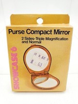 Vintage Showcase 6 Travel Compact Mirror 70&#39;s 80&#39;s - $220.06 MXN