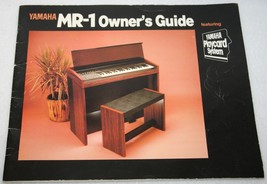Vintage YAMAHA MR-1 Electric Organ Owner&#39;s Guide Playcard ORGAN/KEYBOARD... - $34.64