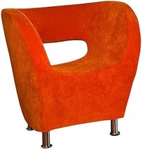 Christopher Knight Home Ckh Modern Microfiber Accent Chair, Orange - £228.32 GBP