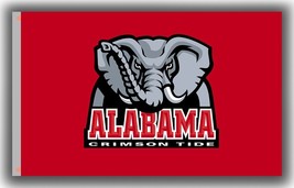 Alabama Football Team Memorable Flag 3x5ft Crimson Tide Good Banner - $18.00