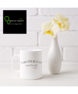 White Ceramic Mug &quot;Come with Me&quot; in 11 oz or 15 oz - $277.58 MXN+