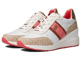 Womens Michael Kors Mabel Trainer Dahlia Coral Signature Multi 11 M NEW - $2,764.09 MXN