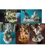 CAPODIMONTE FIGURINES HOBOS, DANCING CHILDREN, LADY READING, CHILDREN IN... - $1,194.60 MXN+