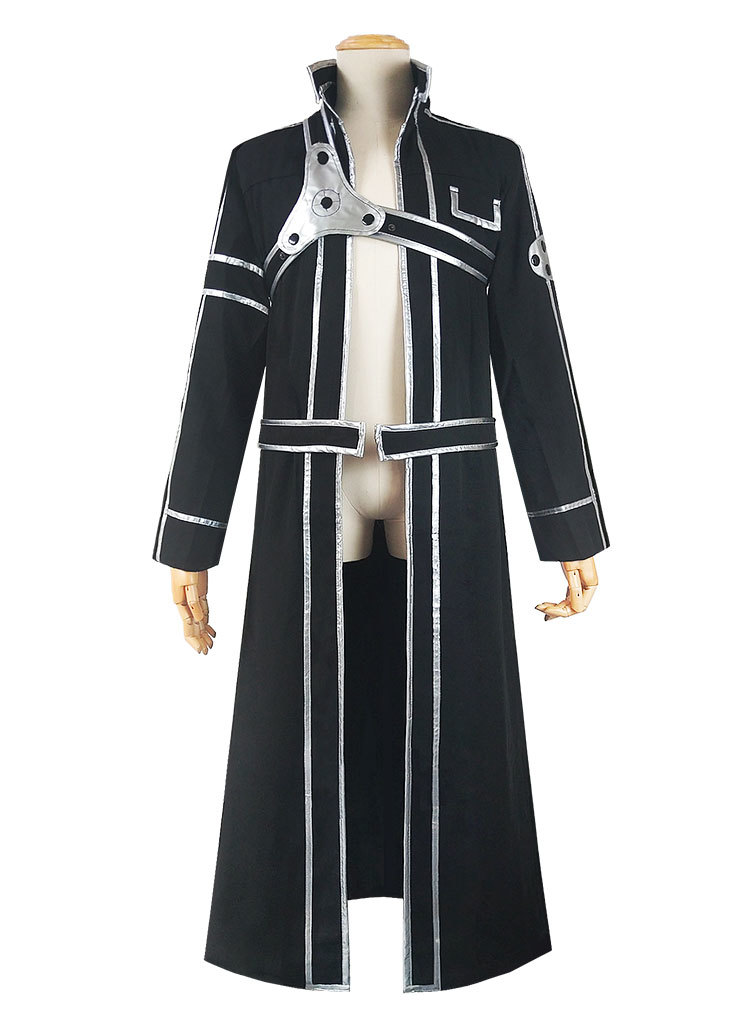  Sword Art Online Cosplay Costume Kirito Kazuto Kirigaya Jacket Shirt Pants - $85.50