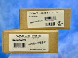 2-PACK WAC Lighting Interconnect for Light Bars (Ba-LED, Ba-Lix) - BA-IC36-WT - $19.33