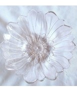 7&quot; Nappy Lily Pons Bowl Clear Indiana Glass Co. Clear Lily - £7.72 GBP