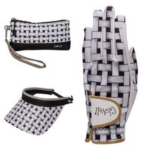 SALE Glove It Shadow Weave Design Ladies Golf Visor, Glove, Towel, Wrist... - $12.96+