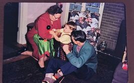 VTG 1951 Kodak Kodachrome Slide Christmas Family MCM Home - $9.99