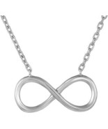 Infinity Necklace for women in 18K Gold Plated or 925 Sterling Silver Pl... - £82.51 GBP