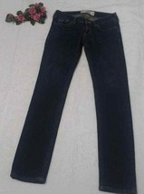 Hollister Jr&#39;s Women&#39;s Skinny Slim J EAN S Size 1R W25&quot; L31&quot; Dark Blue - £14.01 GBP