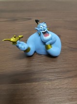 Disney Aladdin Genie Holding Magic Lamp PVC Figure Cake Topper bust - £3.18 GBP