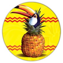 Toucan Pineapple Fusion : Gift Coaster Bird Tropical Fruit Modern Graphic Animal - £3.98 GBP