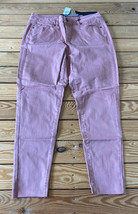 lane Bryant NWT $89.95 women’s mid rise stretch ankle jeans Size 14 pink J7 - £34.89 GBP