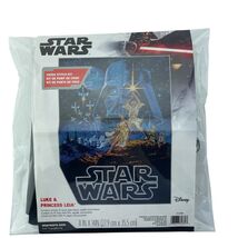 Dimensions Star Wars Luke &amp; Princess Leia Counted Cross Stitch Kit 11x14in - $11.88