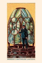 Modern Lighthouse Lantern - Art Print - £17.63 GBP+