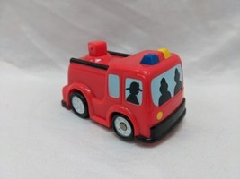 Wind Up Red Plastic Firetruck Toy 2&quot; - £7.95 GBP