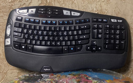 Logitech K350 Wireless Wave Ergonomic Keyboard - £11.26 GBP