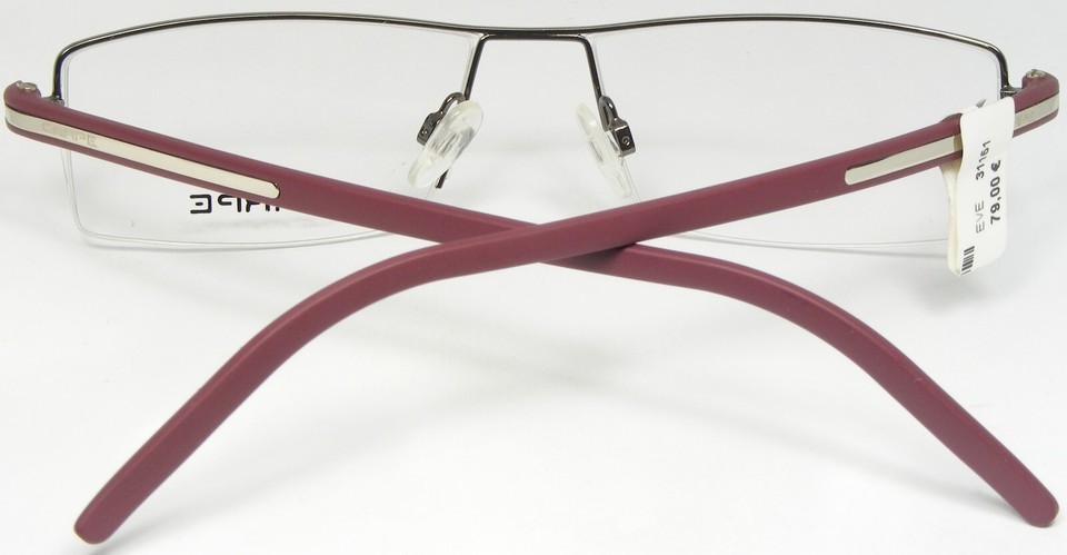 CARPE 31151-1 SAGE /SILVER /BURGUNDY EYEGLASSES GLASSES METAL FRAME 53-16-139mm Item image 3