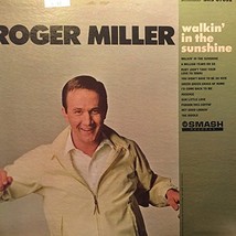 ROGER MILLER - walkin&#39; in the sunshine SMASH 67092 (LP vinyl record) - $24.74