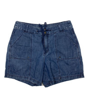 Wrangler Women Size 10 (Measure 29x6) Medium Jean Shorts Drawstring - £9.37 GBP