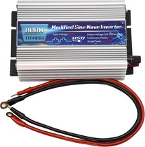 Power Inverter 800W With Dual Sockets, Usb5V 2000Ma Input And, Dc12V Or 24V. - $64.92