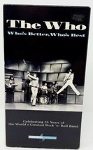 The Who Who&#39;s Better, Who&#39;s Best (VHS, 1988) Music Collection Polygram - £5.13 GBP