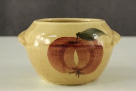 Vintage McCoy Art Pottery APPLE Design HEINZ Individual Bean Pot Tab Handle Dish - £16.77 GBP