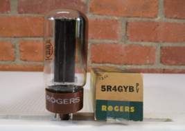 Rogers 5R4GYB Rectifier Vacuum Tube TV-7 Tested NOS NIB - $19.75
