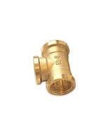 Brass Tee Pipe Fitting G1/2  Female Thread T Shaped Connector Coupler - $109.26 MXN